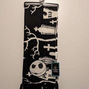 Bioworld Black and White Nightmare Before Christmas Scarf